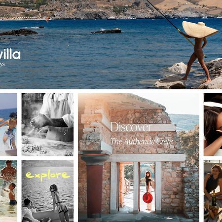 Athina Luxury Villa, With Pool & Walk To The Beach, By Thinkvilla Chania  Exteriör bild